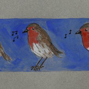 Robins Singing
